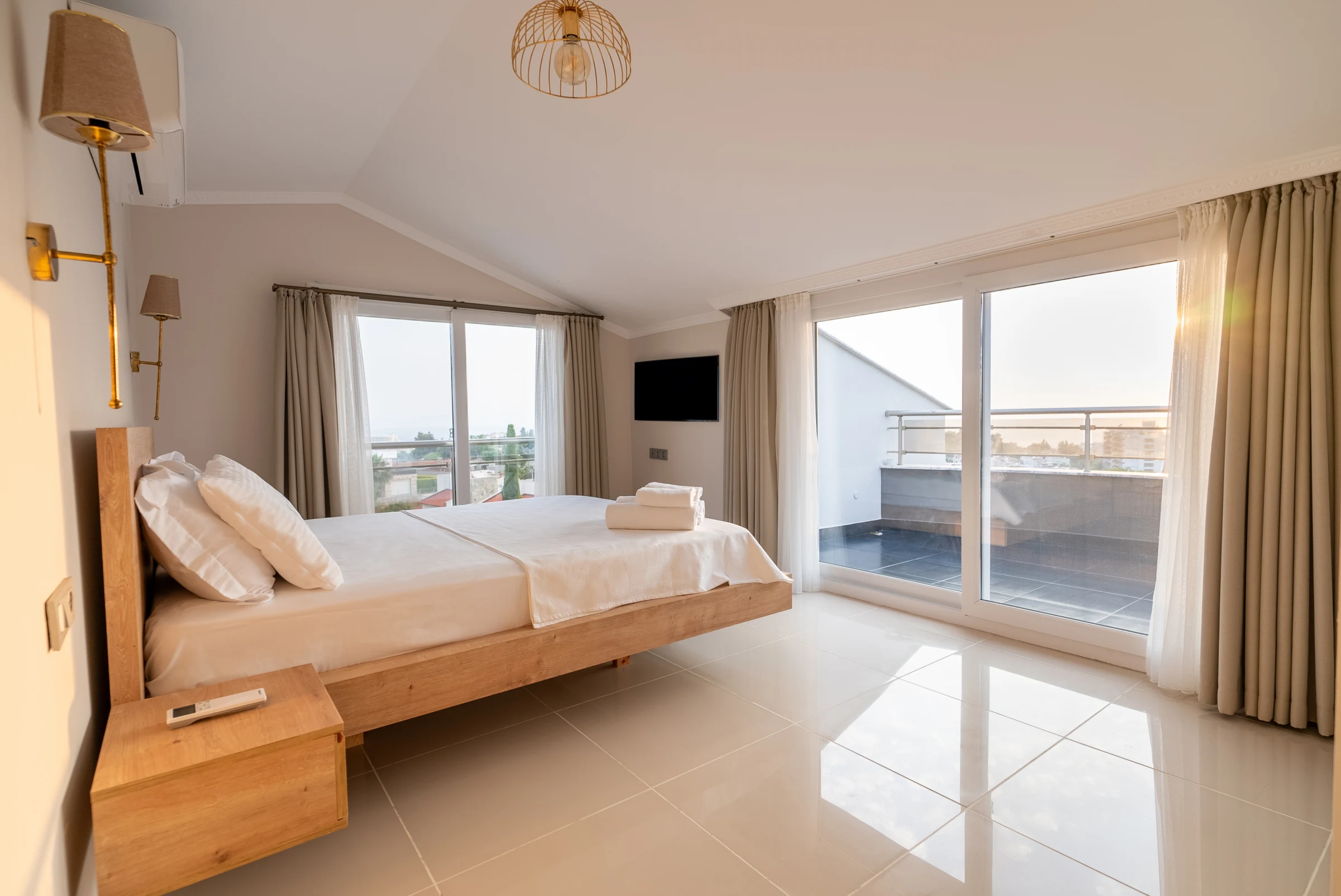 Representative Soul House guest room opening onto a balcony