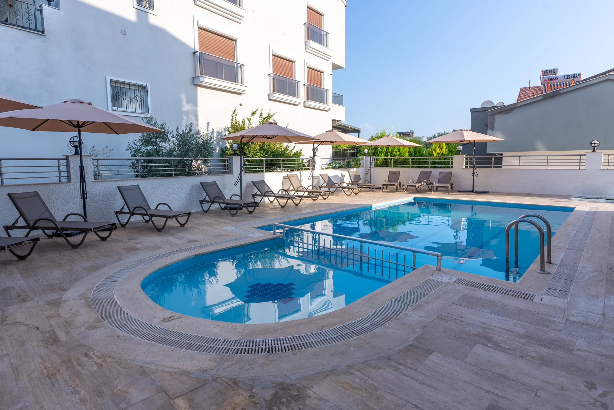 Soul House Kuşadası pool and sunlit terrace